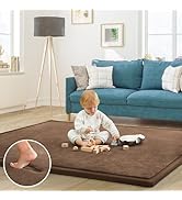 ILPEOD Baby Play Mat for Floor Nursery Rug Muscle Mat Area Rug Playroom Rug 50"x50" Playpen Mat M...
