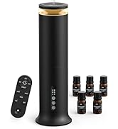 XEITIN Waterless Diffuser with 5 Hotel-inspried Scent Oil - Cold Air Diffuser Up to 2000 Sq.ft fo...