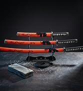 Snake Eye Tactical Two Tone Dragon Design 3 Piece Samurai Katana Set