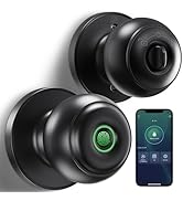 GeekTale Fingerprint Door Lock, Smart Lock with App, Biometric Door Lock, Thumbprint Door Knob, S...