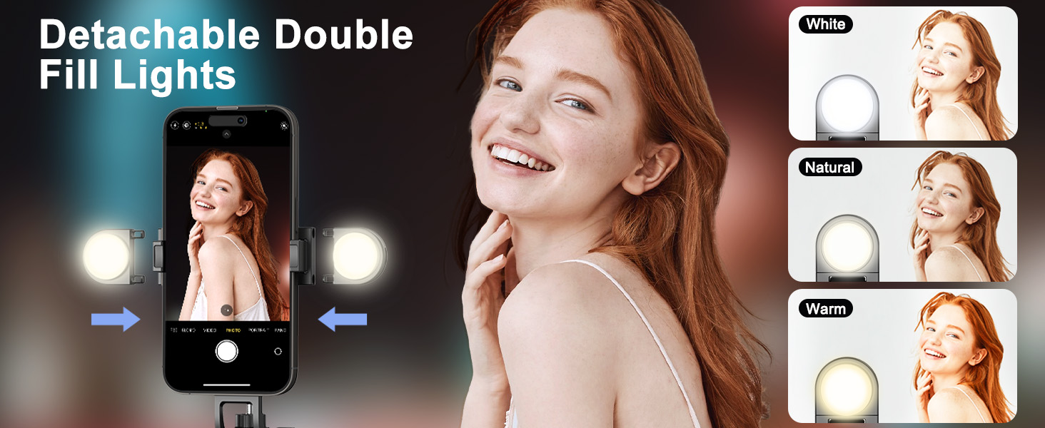 tripod for iphone with light