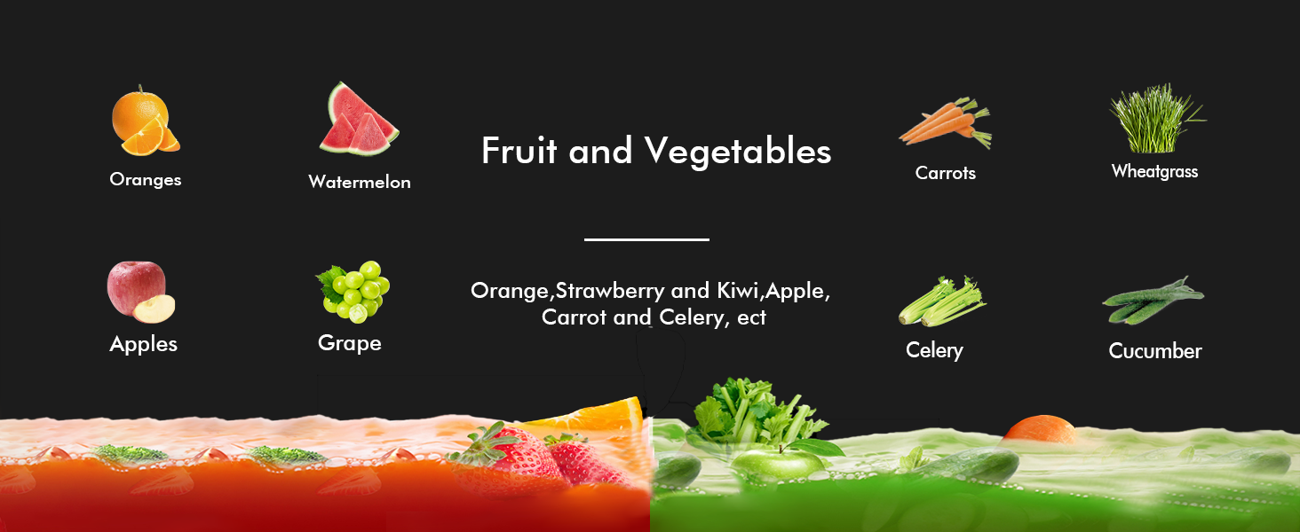 SIFENE red cold press juicer extracting fresh juice from whole apples, celery, and carrots.