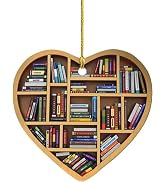 Brown Reading Book Christmas Ornament,Acrylic Tree Ornament Christmas Tree Decorations Gift Book ...