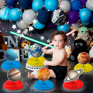 planet honeycomb centerpiece