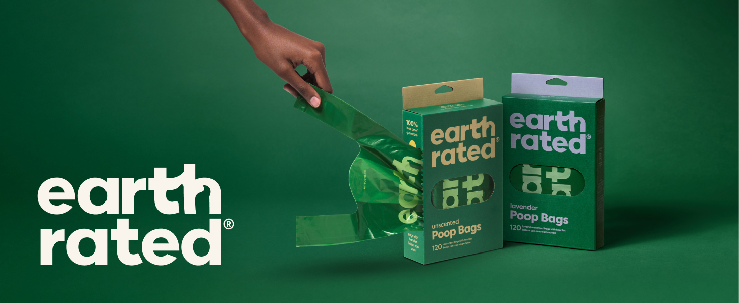 Earth Rated handle poop bags