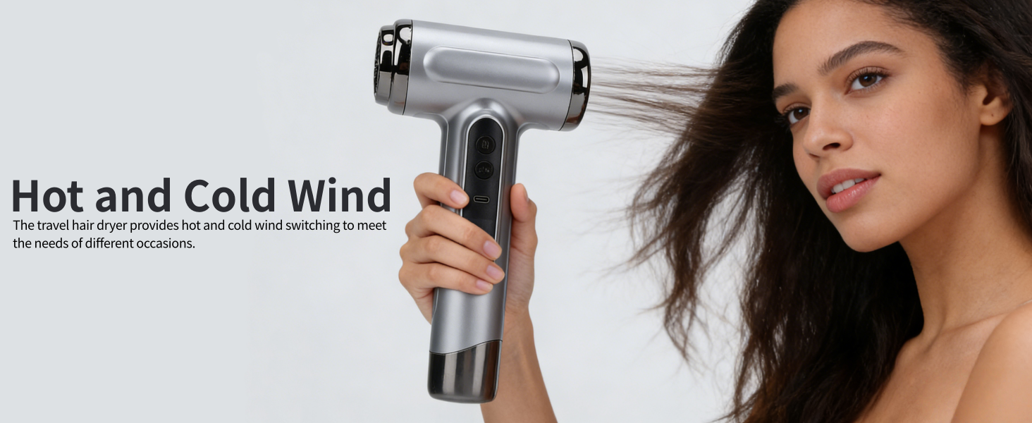 Hair Dryer Blow Dryer Cordless Hair Dryer Travel Hair Dryer