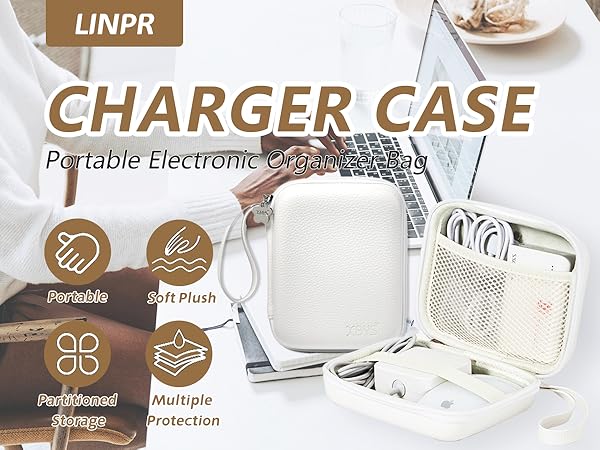 macbook charger case organizer laptop tech pouch bag charger travel traveling portable chargers