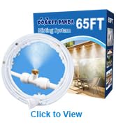 Mister System for Outside patio 65Ft (20M), Outdoor Misting System, Patio Misters for Cooling,