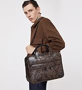 Shrrie Leather Messenger Bag for Women 16 inch Womens Laptop Bag,Water-Resistant Vintage Briefcas...