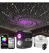 AKEPO Dual Color Twinkle+Shooting Star All-in-one Fiber Optic Lights, 1200pcs+240pcs Meteor Fiber...