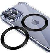 pop-tech for Magsafe Ring Sticker 2 Pack Ultra-Thin(0.3mm): Mag Safe Adapter for Pop Magnetic Soc...