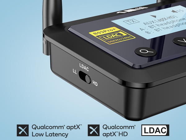 bluetooth transmitter with ldac