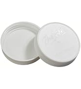 Yodecy 9 Pack White Wide Mouth Mason Jar Lids, One-piece Lid without Silicone Ring, Plastic Mason...