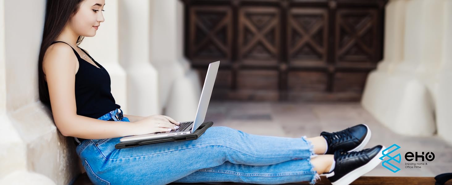 Portable foldable Computer laptop cooling pad lap board desktop holder drawing stands travel trays