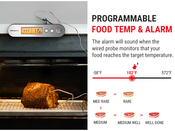 digital meat thermometer instant read smoker thermometer thermoworks meat thermometer probe