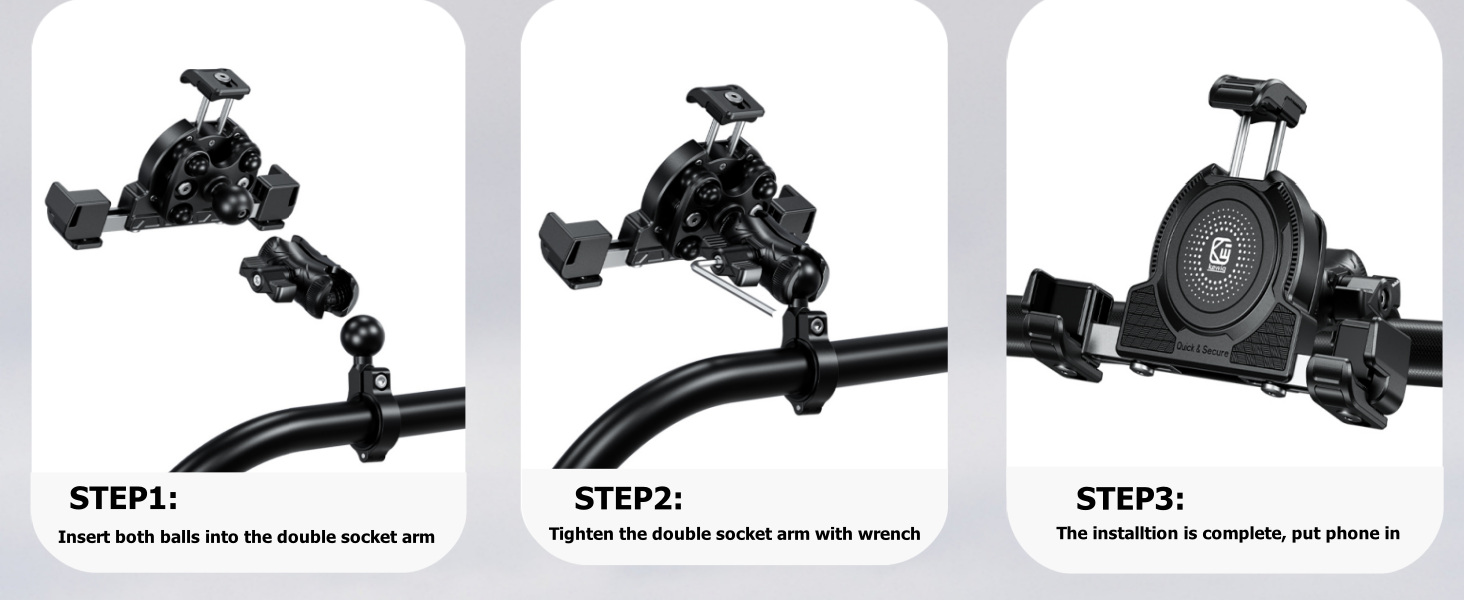 phone holder for motorcycle