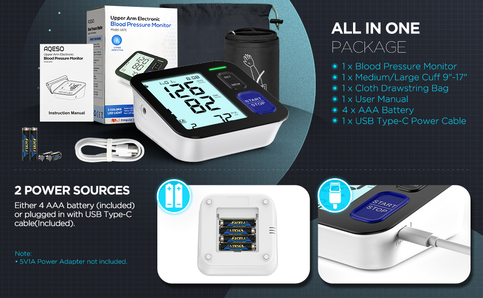 AQESO Blood Pressure Monitor