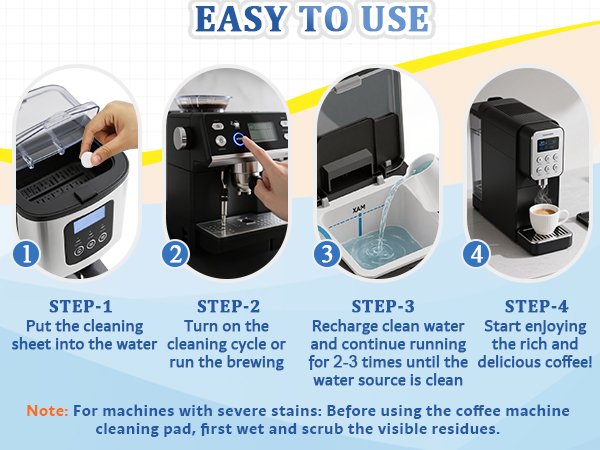 coffee maker cleaner tablets espresso machine cleaning descaler