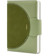 CAGIE Lined Journals for Writing Leather Journal for Women with Buckle Closure 192 Pages 100 GSM,...
