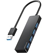 ANYPLUS USB 3.0 Hub, 4 Port USB Hub Splitter,Portable USB Adapter Mini Multiport Expander for Des...
