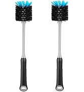 MOSOLAN Water Bottle Cleaning Brush, 13.5 in Long Flexible Scrub Brush with Long-Lasting Bristles...