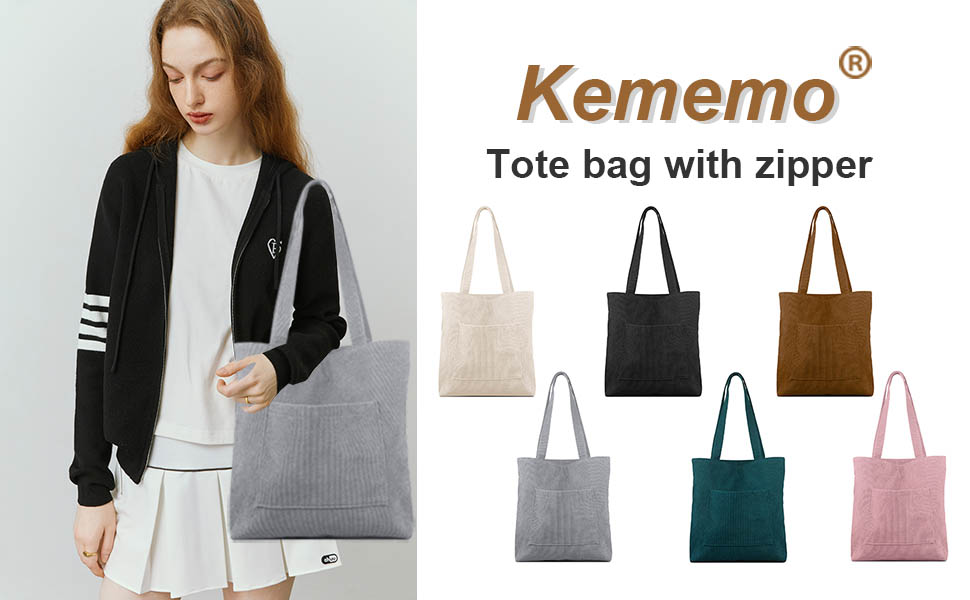 Corduroy Tote Bag