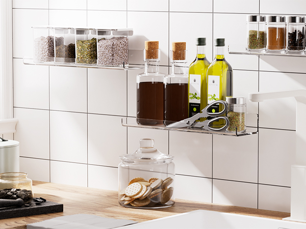 adhesive floating shelves