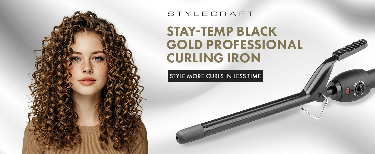 Short Barrel Curling Iron Hair Curler