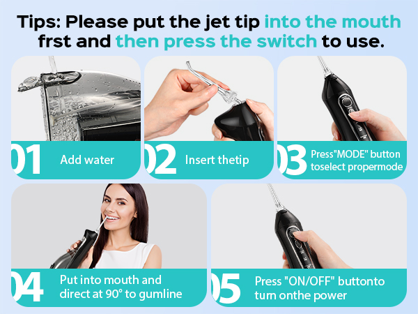 Water Flosser Replacement Tips