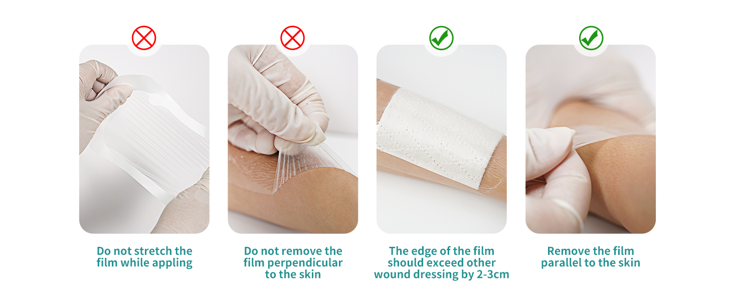 the correct methods to remove films