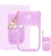 taessv Hand Sanitizer Spray Case for Touchland Silicone Touchland Case Keychain Cute Hand Sanitiz...