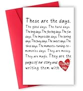 gerdiny Valentines Day Card for Him Her, Romantic Valentines Day Card for Husband, Valentine's Da...