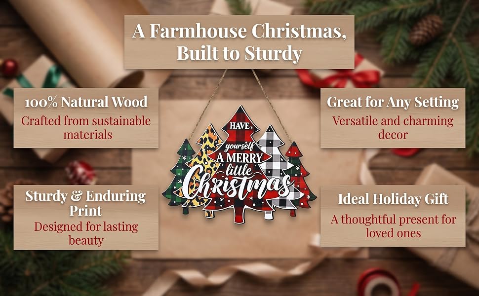 A Farmhouse Christmas,Built to Sturdy