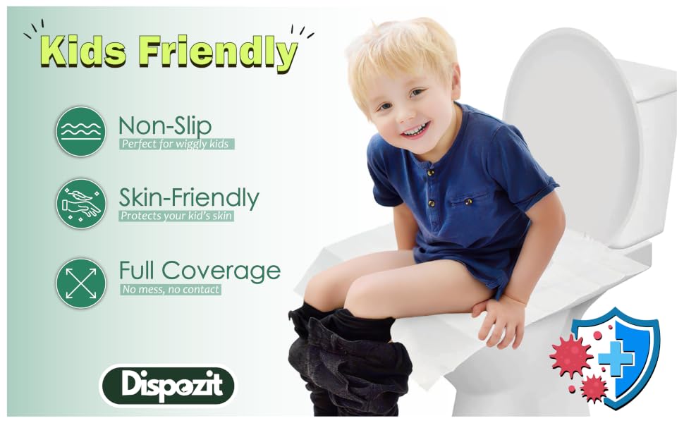 Kids Friendly Dispozit cover: non-slip, skin-friendly, full coverage.