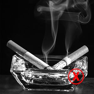 Metal ashtray with lid