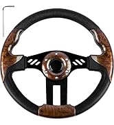 Golf Cart EZGO Steering Wheel, Fit EZGO TXT RXV, Club Car DS Precedent Tempo, Yamaha G2-G29 Most ...