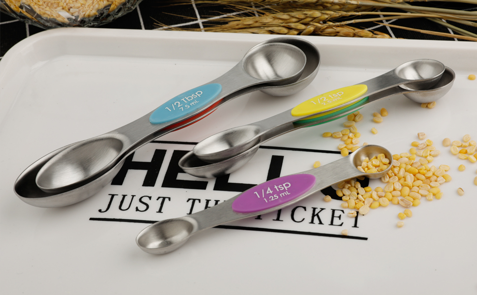 Magnetic Measuring Spoons Set