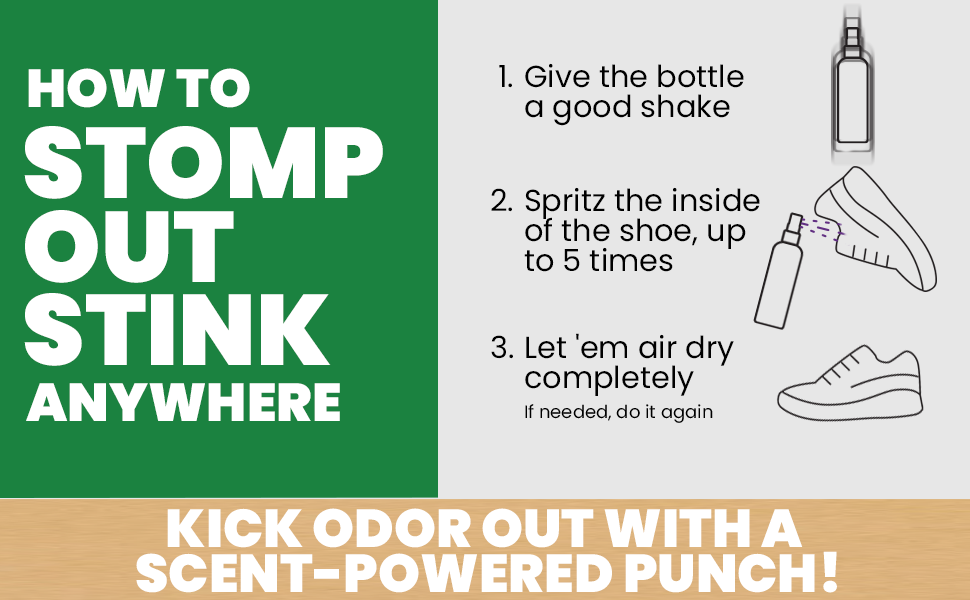 How To Stomp Out Stink Anywhere
