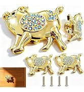 Sutfmwe Bird Shaped Cabinet Knobs, Drawer Pulls Handles, Zinc Alloy, Set of 2 with Screws, for Ca...