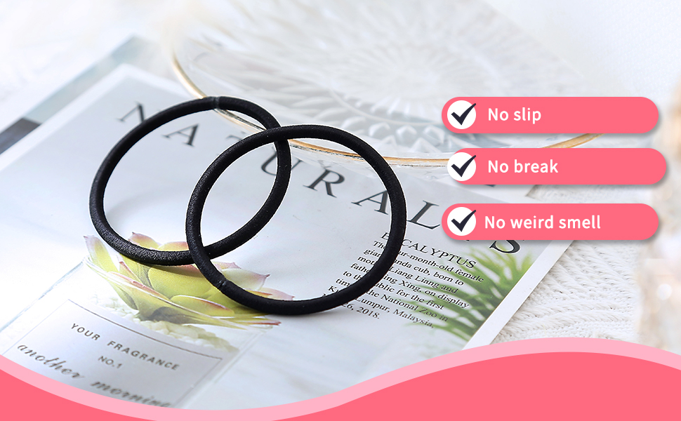 hair ties for thick hair