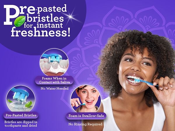 Ready to go toothbrush