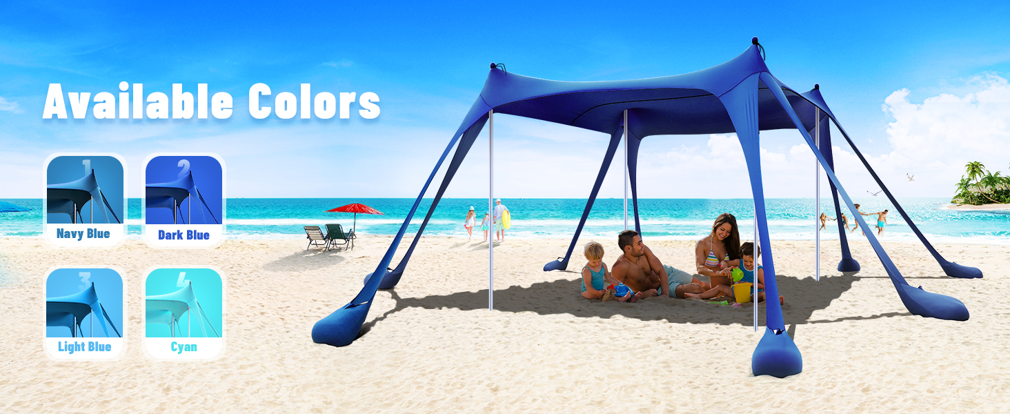 outside tent