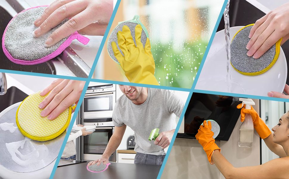kitchen scrubbers for dishes