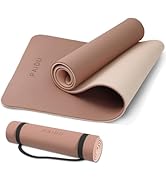 PAIDU Yoga Mat Non Slip Anti-tear,extra thick High Resiliency Professional POE Yoga Mats for Wome...