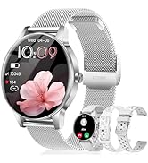 Smart Watches for Women, 1.27'' TFT Fitness Watch With Bluetooth Answer/Make Call,24H Heart Rate/...