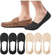 floconssy No Show Socks Men Women Nylon Non Slip Low Cut Invisible Liner Footies Thin Silk Socks ...