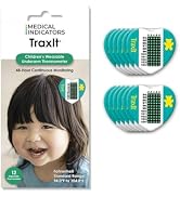 Traxit Wearable Axillary Thermometer for Kids, Single Use Pediatric Thermometer Patch for Babies,...