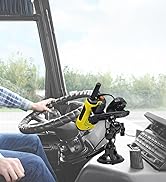 HYS Car Suction Cup - Dashboard and Windshield Walkie Talkie Belt Clip Mount for Car Holder Mount...