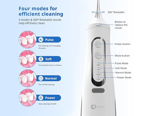 R REVA Dental Water Flosser - M209