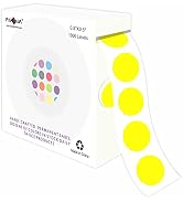 PARLAIM 1/2 Inch Color-Code Dot Stickers,1000 per Roll dots Label Dispenser Box,Color Coding Circ...